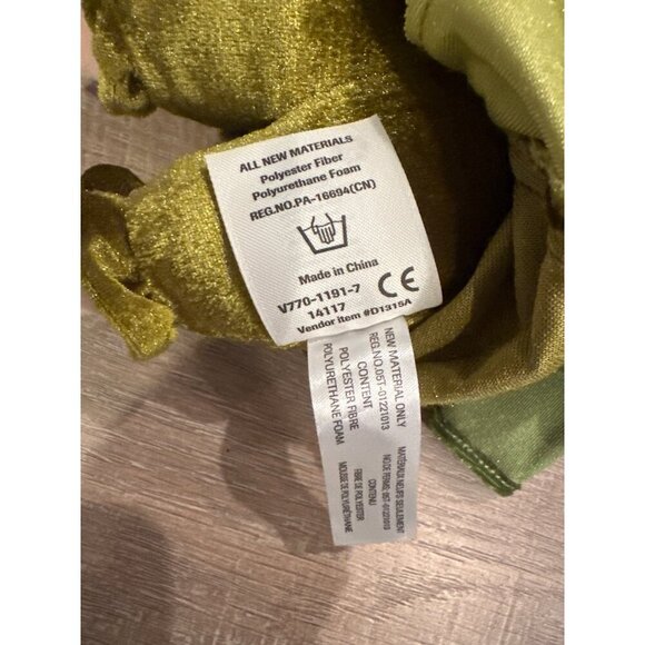 Disney Store Fairy Godmother Plush Doll Green & Gold Velvet 11" Soft Toy Collect - Picture 5 of 6